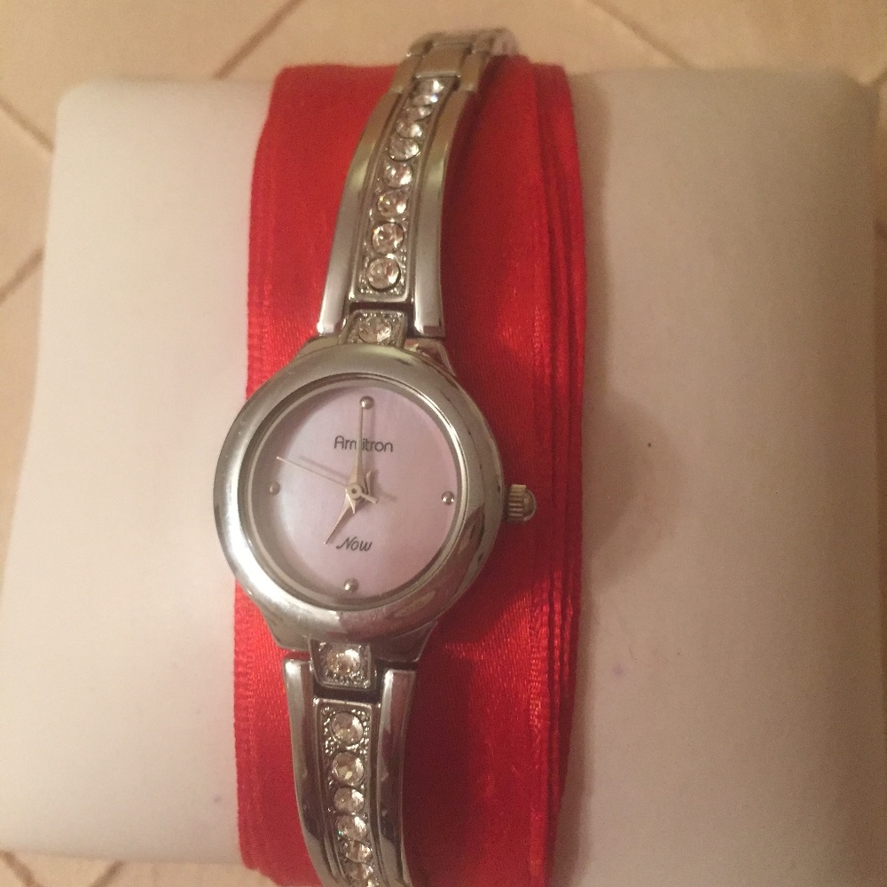 Armitron Now Ladies Watch With Swarovski Crystal Band